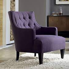 Tess Chair In Chairs Crate And Barrel Living Room Chairs Purple Living Room Purple Accent Chair
