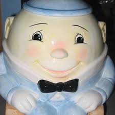 Humpty Dumpty Cookie Jar
