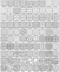 Black And White Hatch Patterns Autocad Hatch Patterns 100 Plus Hatch Patterns Pg 1 Interior Design Drawings Hatch Pattern Autocad