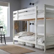 Letti a castello di legno massello di rovere servirà fedelmente per diversi anni. Mydal Struttura Per Letto A Castello Bianco 90x200 Cm Ikea It