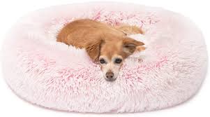 Focuspet dog bed cat bed donut, pet bed faux fur cuddler round comfortable for small medium large dogs ultra soft calming bed self warming anxiety dog bed and grey dog calming blanket set comfy donut cuddler pet bed for orthopedic relief, improved sleeping, waterproof bottom… Friends Forever Coco Cat Bed Faux Fur Dog Beds For Medium Small Dogs Self Warming Indoor Round Pillow Cuddler Small Pink Amazon Ca Pet Supplies