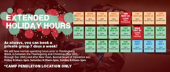 Tours daily at 11:00 am. Extended Hours For Thanksgiving The Paintball Park At Camp Pendleton