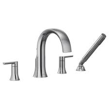 Check spelling or type a new query. Moen Ts984 Doux Two Handle High Arc Roman Tub Faucet With Handshower Chrome