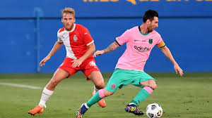 Submitted 6 hours ago by larryperu. Lionel Messi At The Double As Improved Barca Beat Girona In Friendly Eurosport