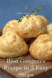 Easy Gougeres Recipe In 2020 Gougeres Recipe Wine Recipes Recipes