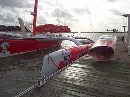 Incroyable L Etrave Arrachee Du Multi50 Maitre Jacques Retrouvee Elle A Derive Jusqu A Port La Foret By Maitre Jacques Multi50 Bateaux Foret Etrave