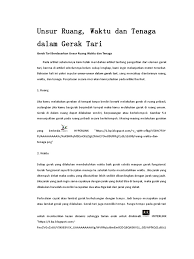 Unsur ruang dalam gerak tari adalah. Unsur Ruang