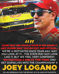 Joey Logano has a second chance to win the NASCAR championship. His  approach hasn't changed toward making another title run.