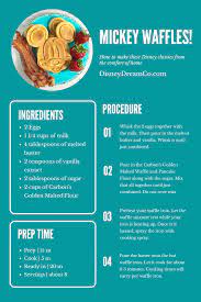 Mickey Waffles How To Make Them At Home Disney Dream Co Disney Dishes Disney Desserts Disney Baking