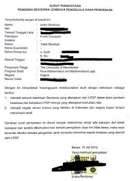 Contoh surat pengunduran diri atau resign kerja perusahaan, hotel, bank, alfamart, karyawan kontrak, guru, yang baik dan sopan serta simpel. Apa Hukuman Bagi Mahasiswa Beasiswa Lpdp Yang Tidak Kembali Ke Indonesia Setelah Lulus Quora