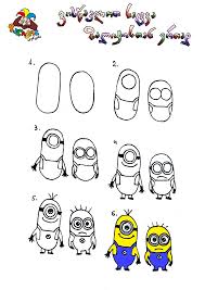 Minions Minion Drawing Easy Drawings Drawing For Kids
