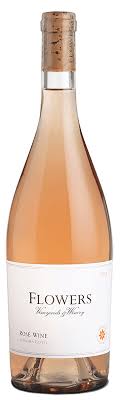 A blend of sonoma coast vineyards. 2020 Flowers Sonoma Coast Rose Wine Country Connection