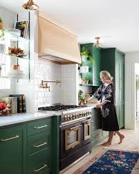 Big Chill On Instagram Top 20 Big Chill Kitchens Of All Time Day 3 To Celebrate In 2020 Green Kitchen Cabinets Dark Green Kitchen Big Chill Appliances