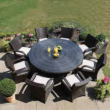 The table has a classic round furniture sofa set rattan garden furniture garden table and chairs patio table rattan corner. 8 Seater Round Cairo Rattan Dining Garden Furniture Set