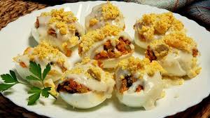 Hoy te proponemos una receta muy fácil y. Huevos Rellenos Con Bechamel Y Calabacin La Cocina De Masito