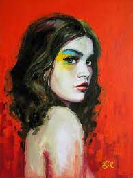 #painting #contemporary painting #contemporary portrait #art #artist on tumblr #artist. Portrait Paintings By Emma Uber Cuded Portrait Painting Art Artist