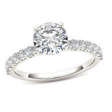 Get the best deal for cushion white gold 14k engagement rings from the largest online selection at ebay.com. 1 Ct T W Diamond Engagement Ring In 14k White Gold Zales