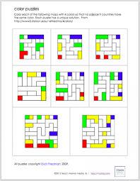 Map of the usa jigsaw puzzle. Color Puzzles Fun Math And Logic For Kids Teach Mama