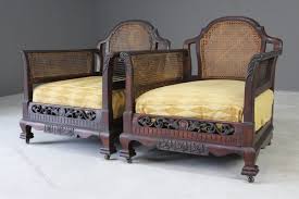 Pair Bergere Cane Armchairs Antiques Atlas Caned Armchair Armchair 20th Century Armchair