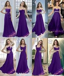 8 Types Cadbury Purple Chiffon Bridesmaids Dresses Evening Prom Gowns Size 6 Purple Chiffon Bridesmaid Dress Bridesmaid Dress Colors Maroon Bridesmaid Dresses