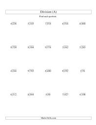 The Long Division One Digit Divisor And A Two Digit Quotient With No Remainder A Math Worksheet Division Worksheets Long Division Long Division Worksheets