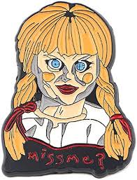 More images for annabelle doll coloring pages » Amazon Com Ec Trading Annabelle Doll Miss Me Girl 1 Inch Tall Metal Enamel Pin Jewelry