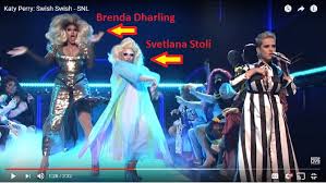 That seemed to be the point of last night's saturday night live season finale set, her third time. We Identified The Performers In Katy Perry S Swish Swish On Snl Queerty