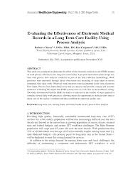 pdf evaluating the effectiveness of electronic medical