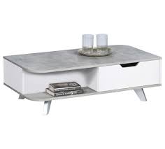 Couchtisch In Weiss Grau Betonoptik