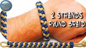 Whatever you're shopping for, we've got it. Diy Paracord Bracelet 2 Strands Round Braid World Of Paracord How To Make Paracord Bracelet Tutorial Youtube