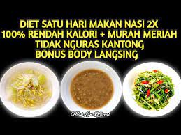 Menu Diet Sehat Untuk Tanggal Tua Belum Gajian Murah Meriah Sehat Rendah Kalori Bonus Langsing Youtube
