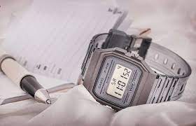 Changing f91w straps a lot: Casio Damen Digital Quarz Uhr Mit Resin Armband F 91ws 8ef Amazon De Uhren
