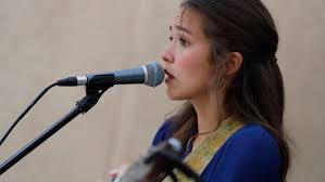 Xavier's Lilie Fouts is in tune