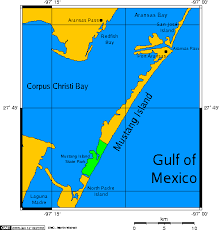 This is equivalent to 33 kilometers or 18 nautical miles. Mustang Island Wikipedia
