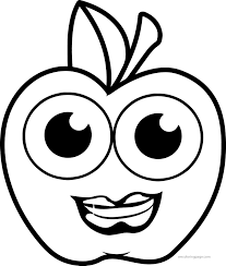 Nice Girl Cartoon Apple Smile Coloring Pages Girl Cartoon Coloring Pages Valentine Coloring Pages