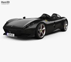 The name recalls the ferrari 750 monza, a famous racing sportscar from the 1950s. Ferrari Monza Sp2 2018 3d Model From Hum3d Com Ferrari Monza Sp2 Car 3d Model 3d Model