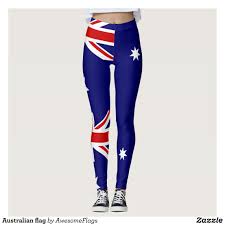 Australian Flag Leggings Beautiful Yoga Pants Exercise Leggings And Running Tights Health And Training Insp Workout Attire Tights Workout Cute Outfits