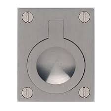 Bolts and latches page 29. Omnia 9587 60 Drop Ring Flush Pull 2 3 8 Satin Nickel Plated 9587 60 15 17 78 Focal Point Top Quality Hardware And Plumbing Kitchen Bath