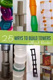 Add this tower as the finishing touch on a castle set and customize the. 25 Ways To Build Towers Without Blocks Hands On As We Grow
