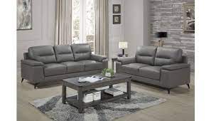 Great savings & free delivery / collection on many items. Zoso Modern Grey Leather Living Room