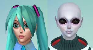 I present to you the anime mod! Mod The Sims Alien Anime Style Eye Preset