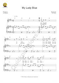 Le grand bleu (original motion picture soundtrack) tracklist. My Lady Blue Piano Sheet Music Eric Serra Digital Sheet Music