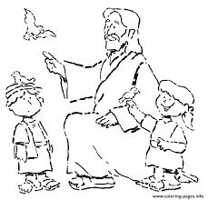 Download and print these jesus and children coloring pages for free. Jesus And The Children Coloring Pages Printable