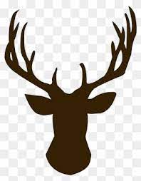 Foot Clipart Reindeer Deer Head Silhouette Png Transparent Png Deer Head Silhouette Deer Art Deer Silhouette