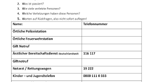 Sie finden hier eine telefonliste mit den wichtigsten nummern aus den. Notfall Telefonliste Freunde Nachbarn Pdf Telefon Notarzt Notruf