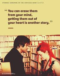 You can erase someone from your mind. 15 Eternal Sunshine Of The Spotless Mind Quotes Which Show Love Is An Imperfectly Perfect Feeling