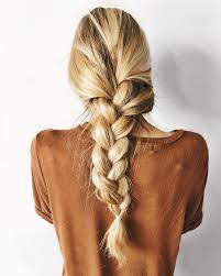 Voluminous Braid My Favorite Lazy Day Hairstyle Hair Styles Long Hair Styles Lazy Day Hairstyles