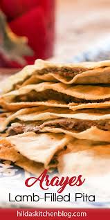 Meat Filled Pita Pockets Known As Arayes This Lebanese Recipe Super Easy To Make Too You Can Serve A Tropical Food Recipes Pita Pockets Pita Pocket Recipes