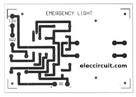 In this area, trace signal lines on l1 (top) as much as possible. 3 Simple Emergency Light Circuit Many Ideas Mini And 12v Eleccircuit Com
