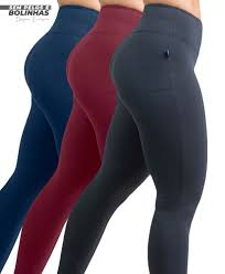 Kit 3 Leggings Lisas Levanta Bumbum Suplex Premium